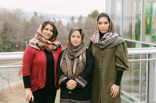 Afghan Judges Freshta Masomi, Zamila Sangar and Wahida Rahimi